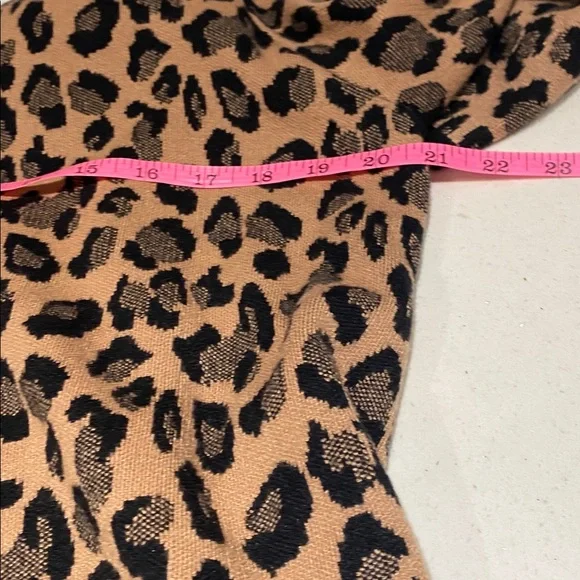 Leopard Print Hooded Jacket L - Picture 8 of 10